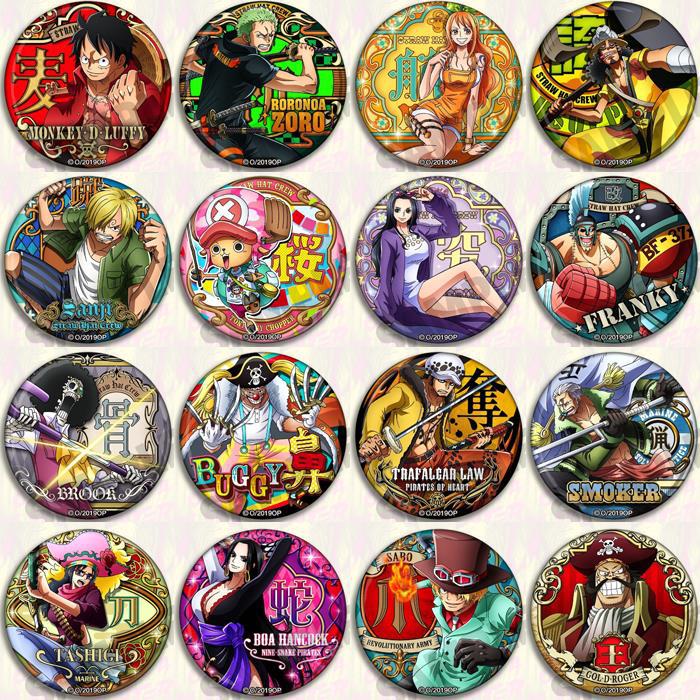 Zoro Anime Merchandise - One Piece Anime Badge Pin Set