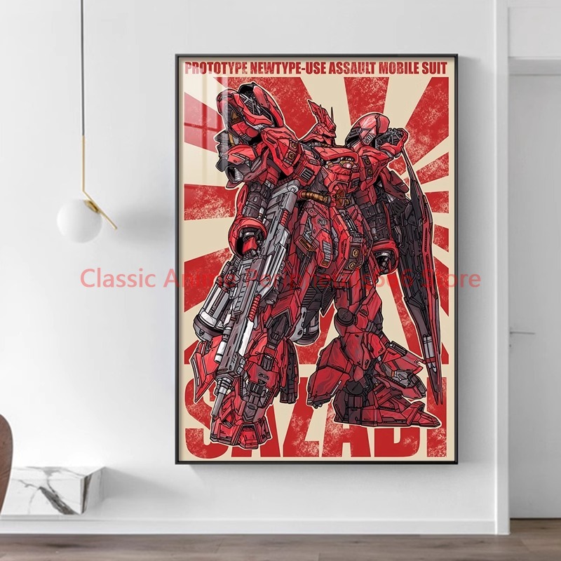 Retro Gundam Hanging Painting, - đánh giá và giá Bandai Gundam Hg
