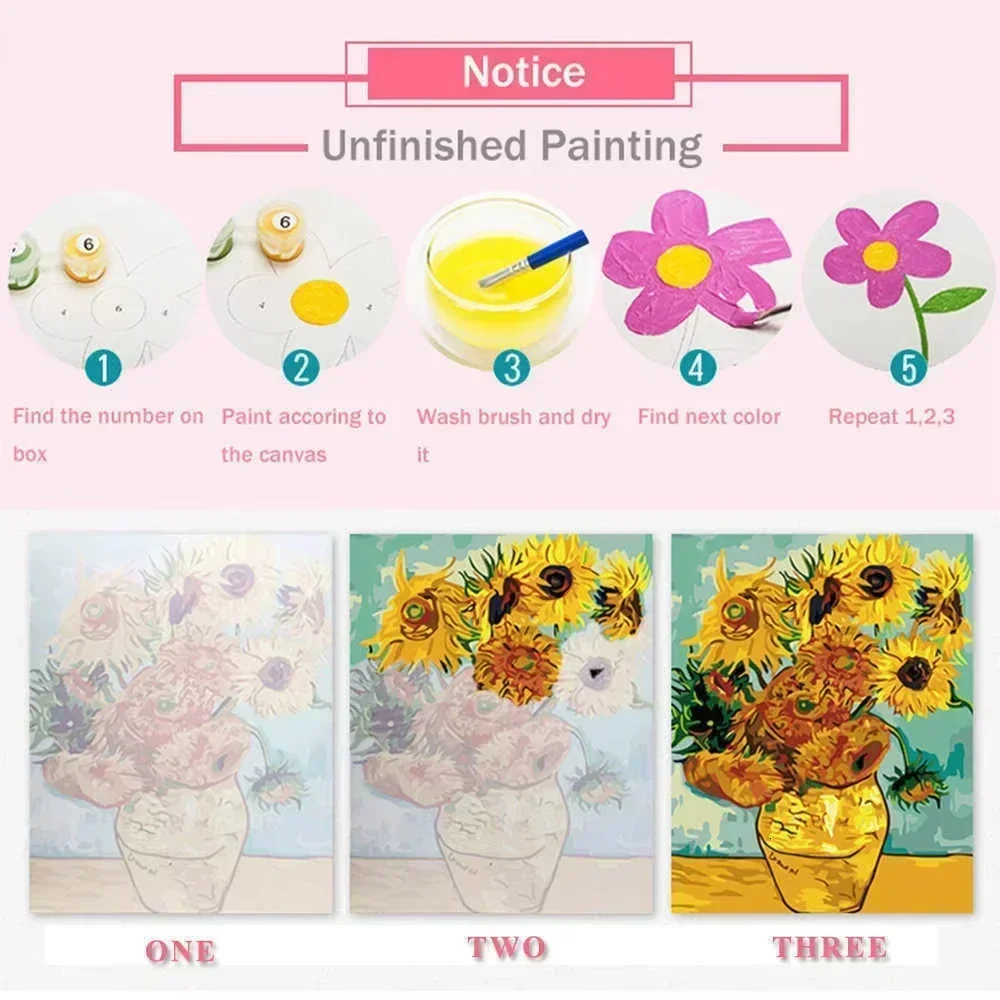 DIY Oil Painting By Numbers An - đánh giá và giá Frieren Anime Merchandise