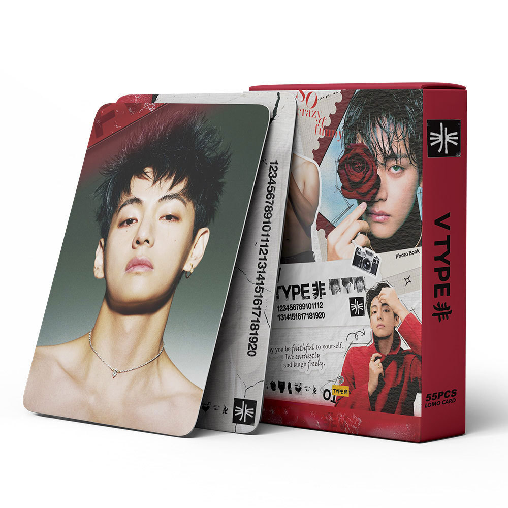 55PCS KPOP idol VTYPE Photo ca - đánh giá và giá Anime Merch Ideas