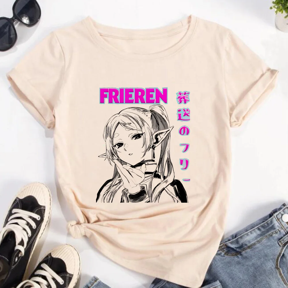 Frieren Tshirt Women Streetwea - đánh giá và giá Frieren Anime Merchandise
