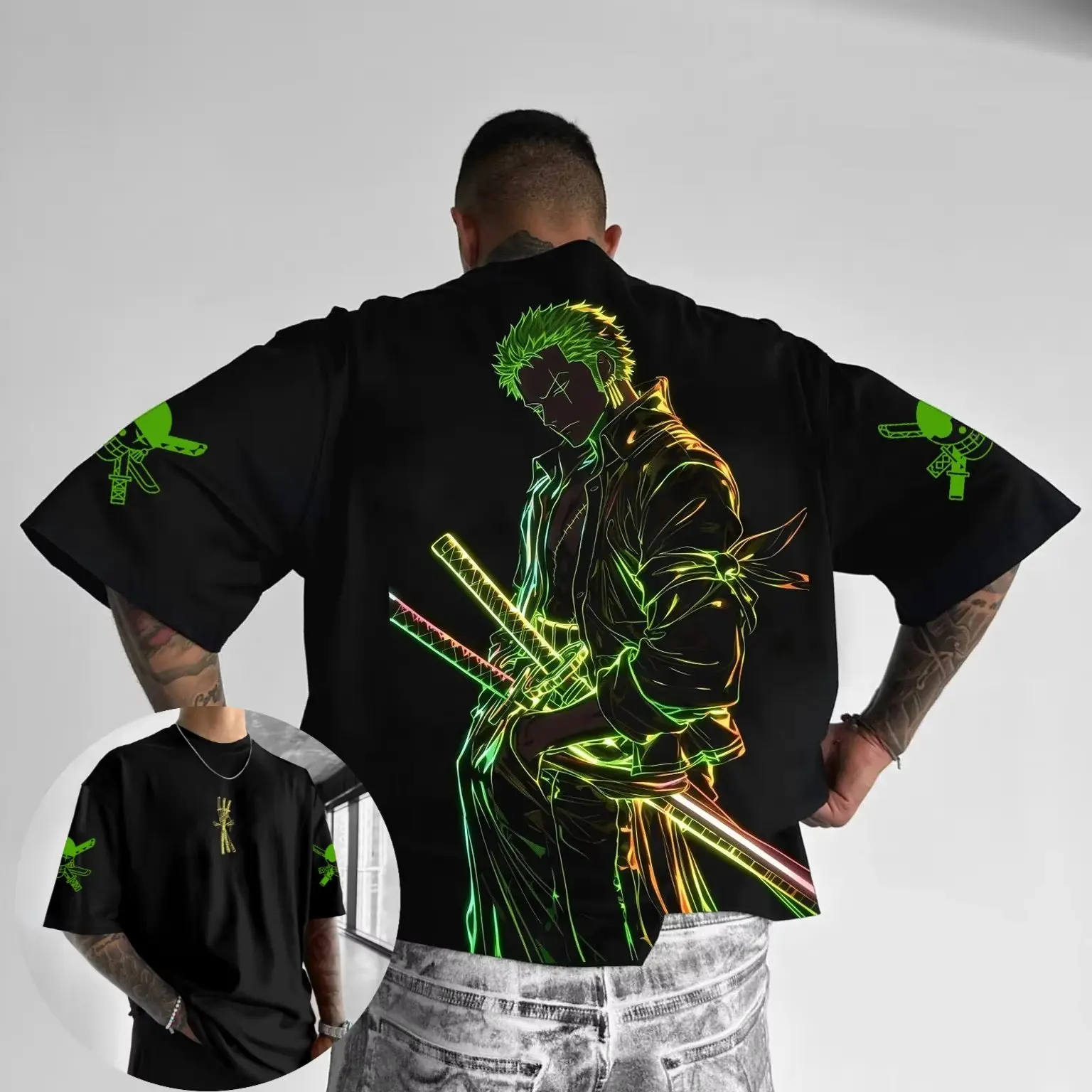 Summer Y2k Anime One Piece Zor - đánh giá và giá Zoro Anime Merchandise