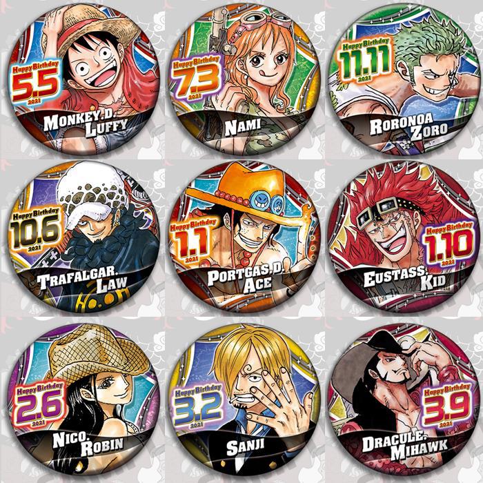 One Piece Anime Badge Pin Set  - đánh giá và giá Zoro Anime Merchandise